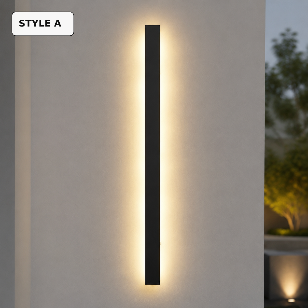 Luxely Modern Wandleuchte Außen