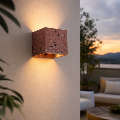 Terrazzo IP65 Außenwandleuchte, wasserdicht
