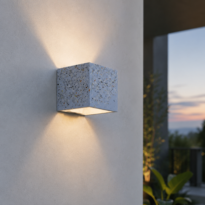 Terrazzo IP65 Außenwandleuchte, wasserdicht