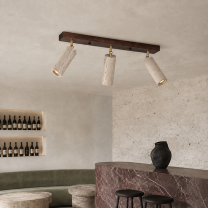 LUXELY Lampada da soffitto a 3 luci con faretti