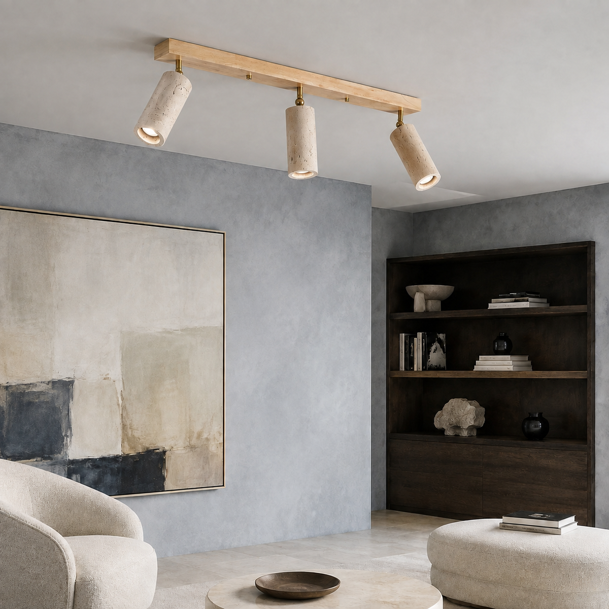 LUXELY Lampada da soffitto a 3 luci con faretti