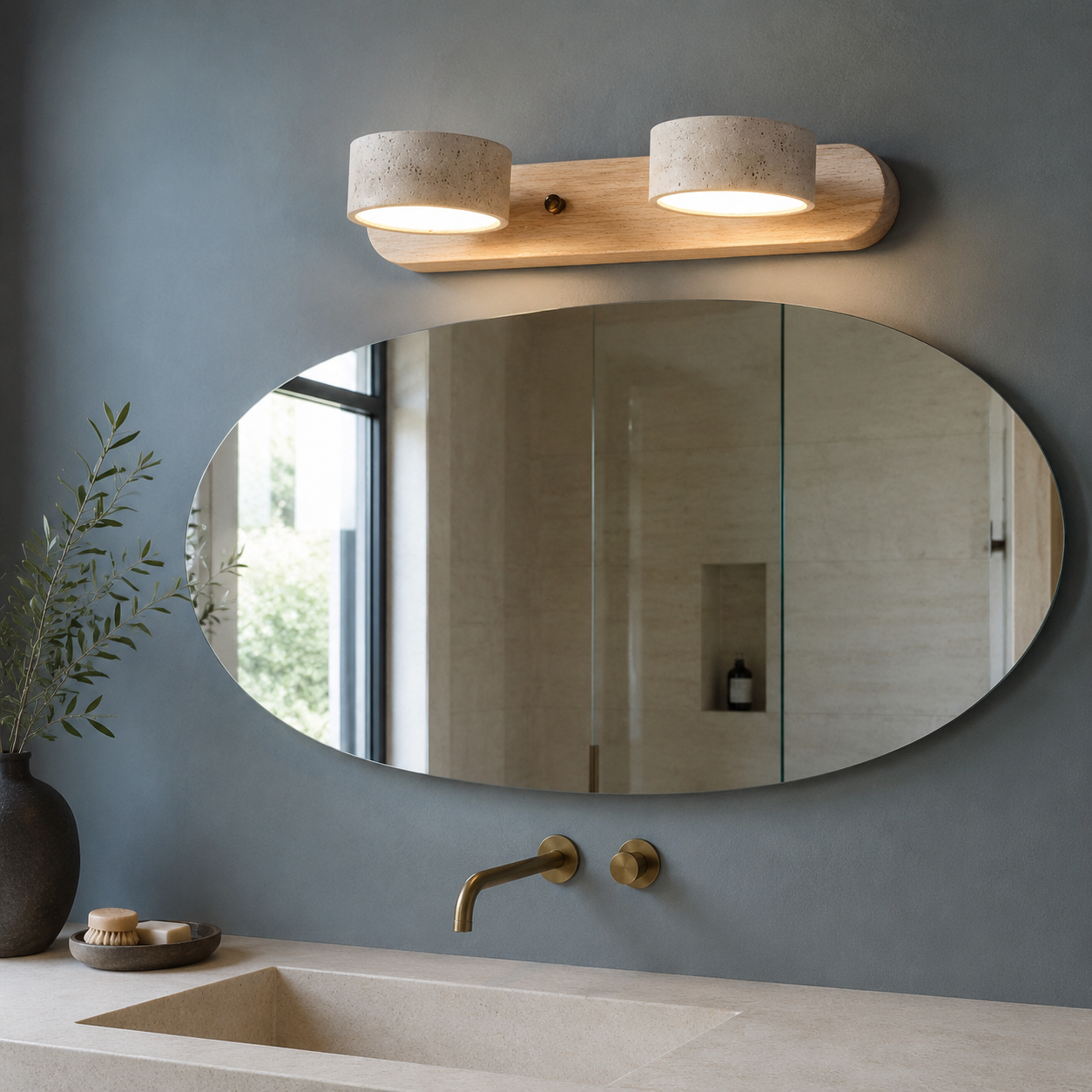 LUXE LED-spiegel voorschijnwerper wandlamp