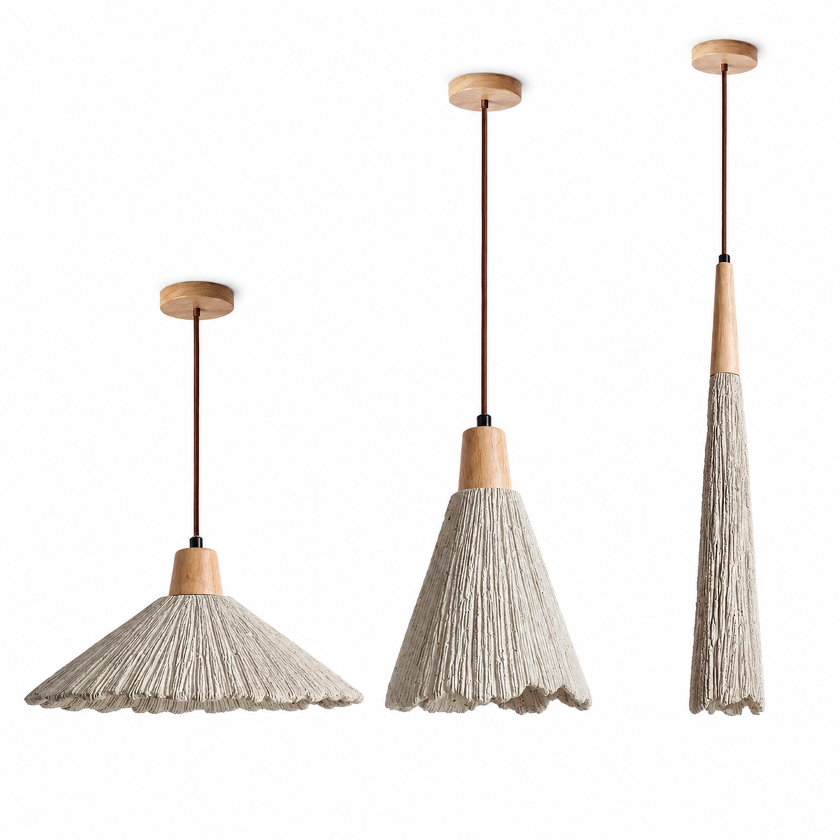 Suspension design en travertin pour chambre à coucher