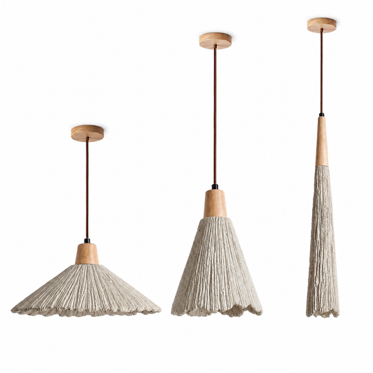 LUXELY designer bedroom travertine pendant light