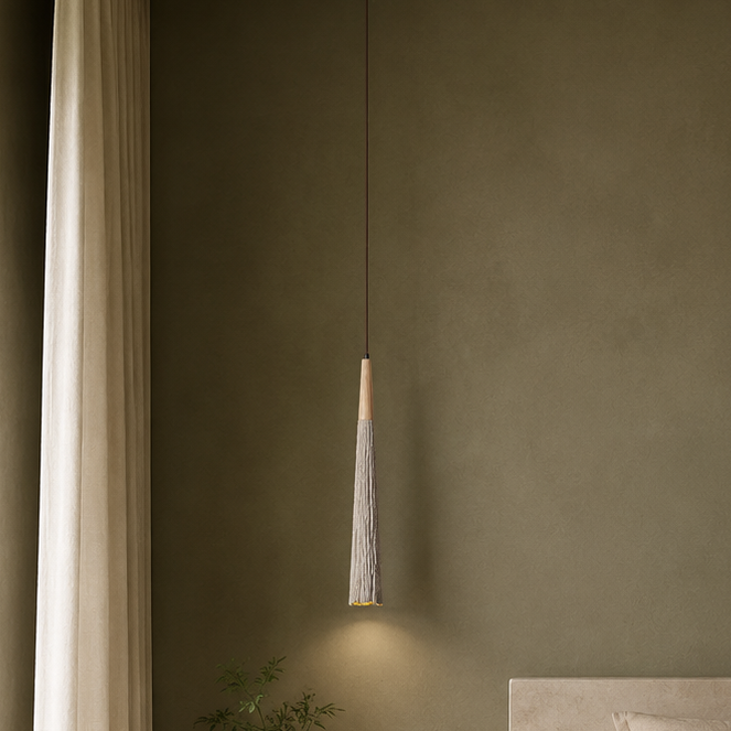 Suspension design en travertin pour chambre à coucher