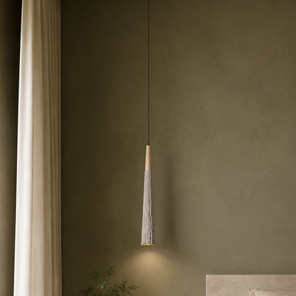 Suspension design en travertin pour chambre à coucher