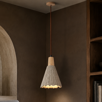 Suspension design en travertin pour chambre à coucher
