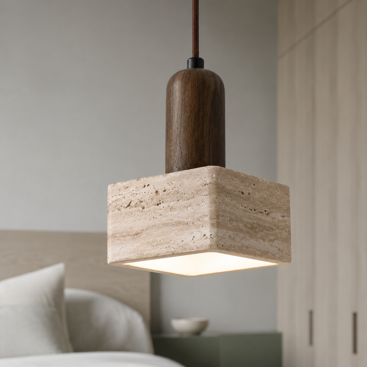 LUXELY modern minimalist bedroom pendant light