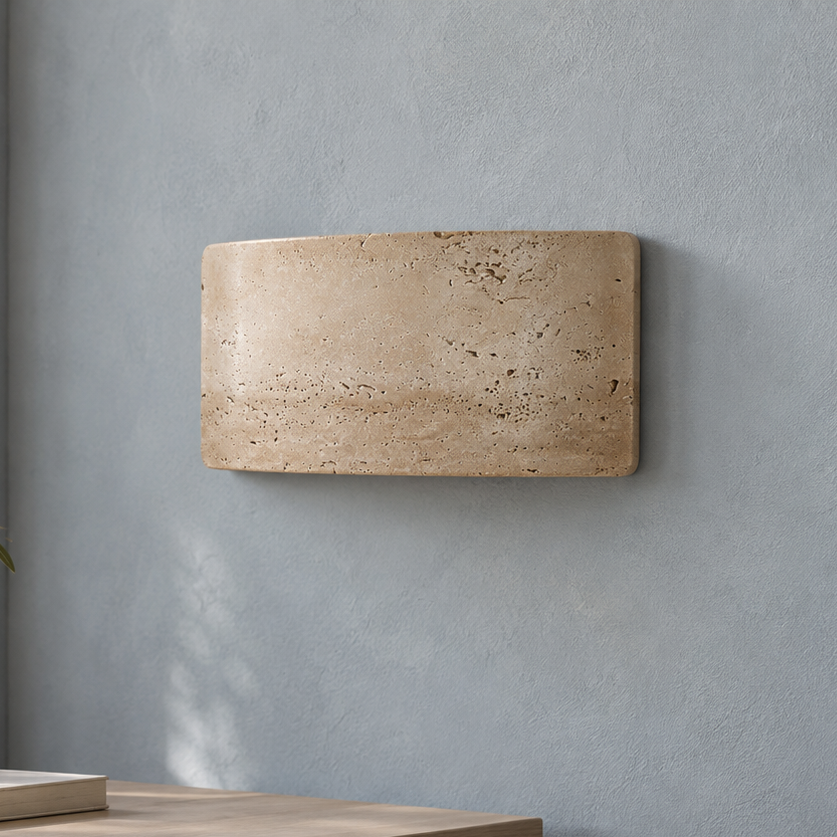 Travertinsten ip65 vägglampa