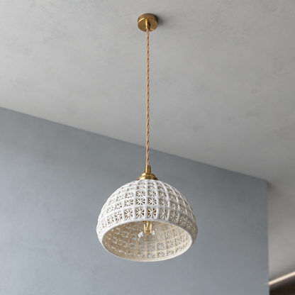 LUXELY modern ceramic LED pendant light