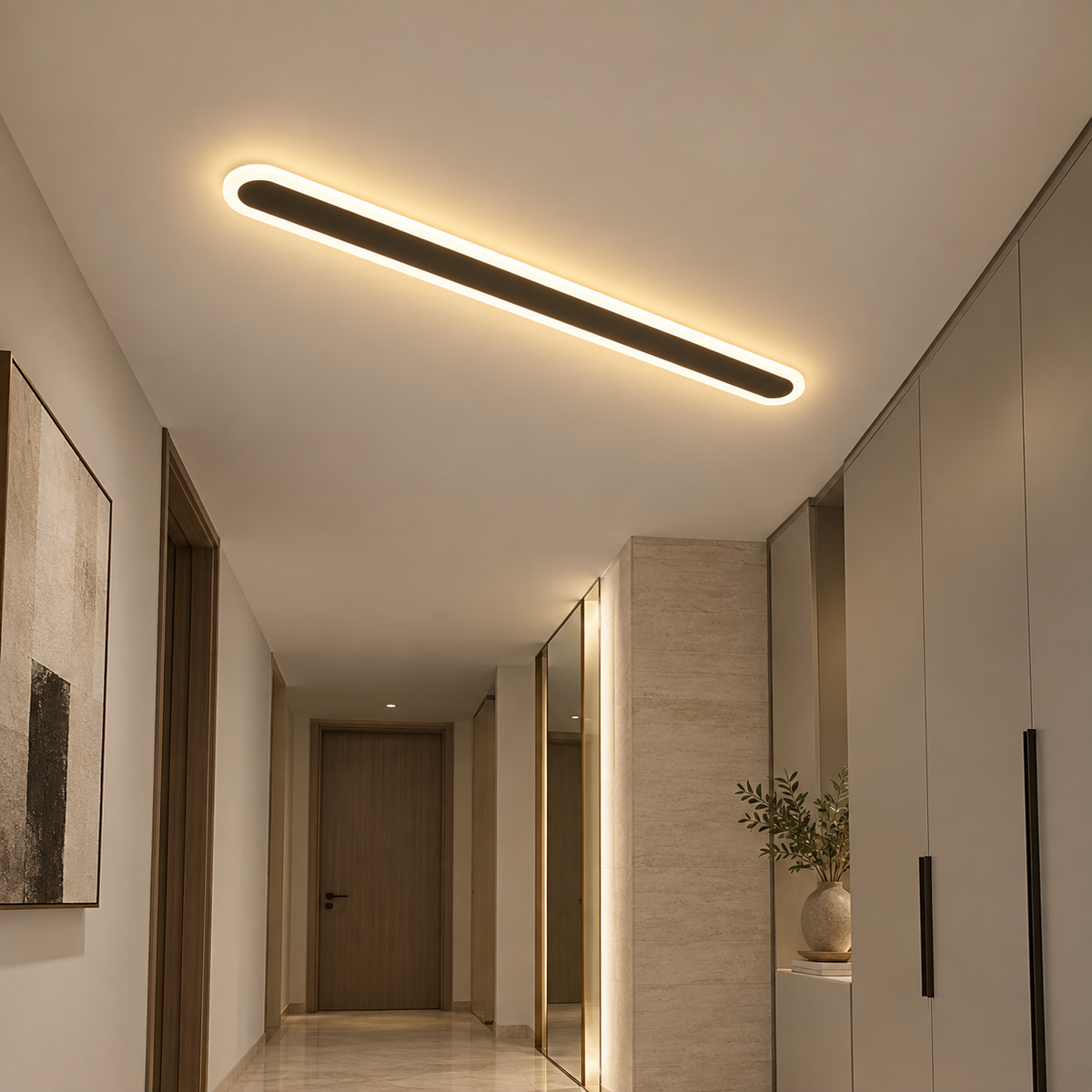Minimalistische Led Wandlamp