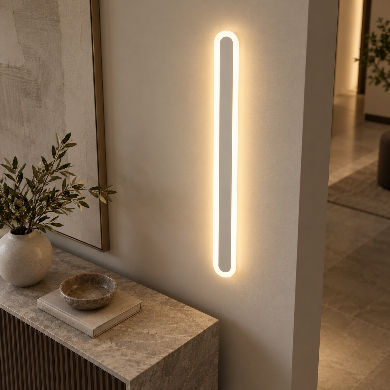 Minimalistische Led Wandlamp