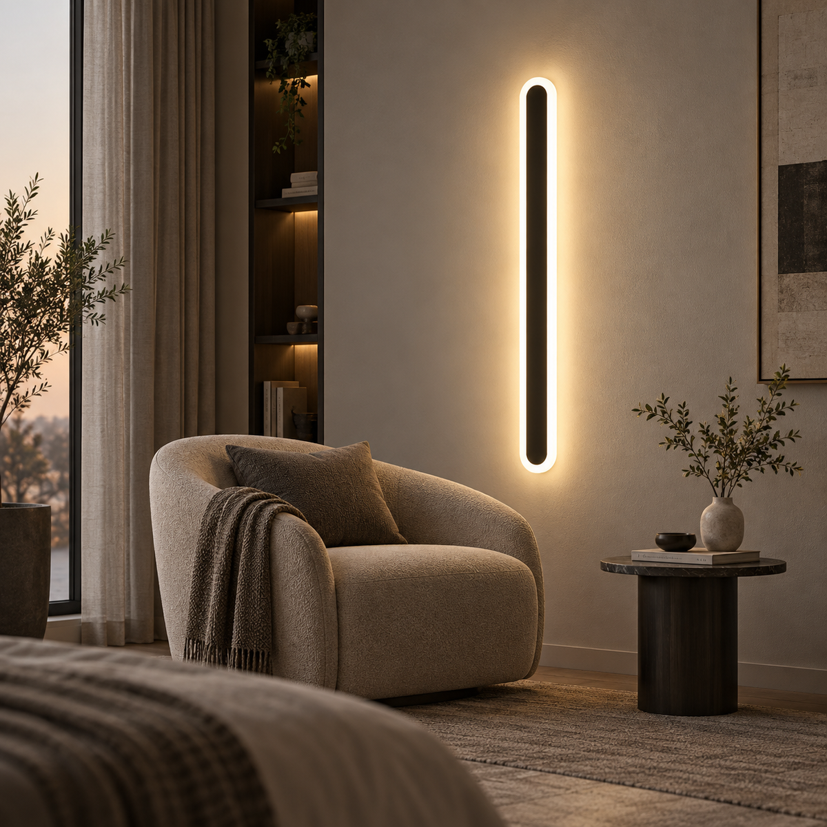 Minimalistische Led Wandlamp
