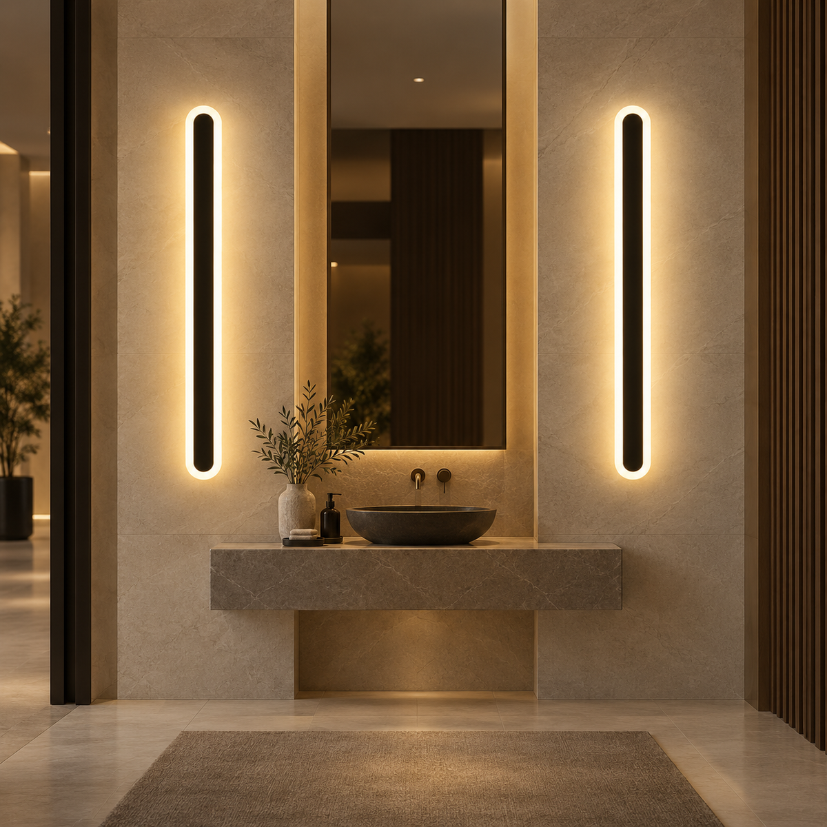 Minimalistische Led Wandlamp