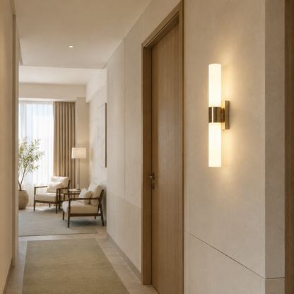 Luxe Goud Led Wandlamp