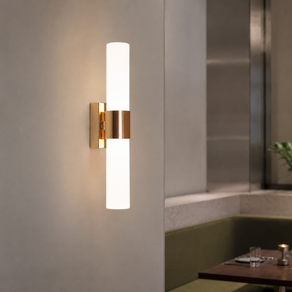 Luxe Goud Led Wandlamp