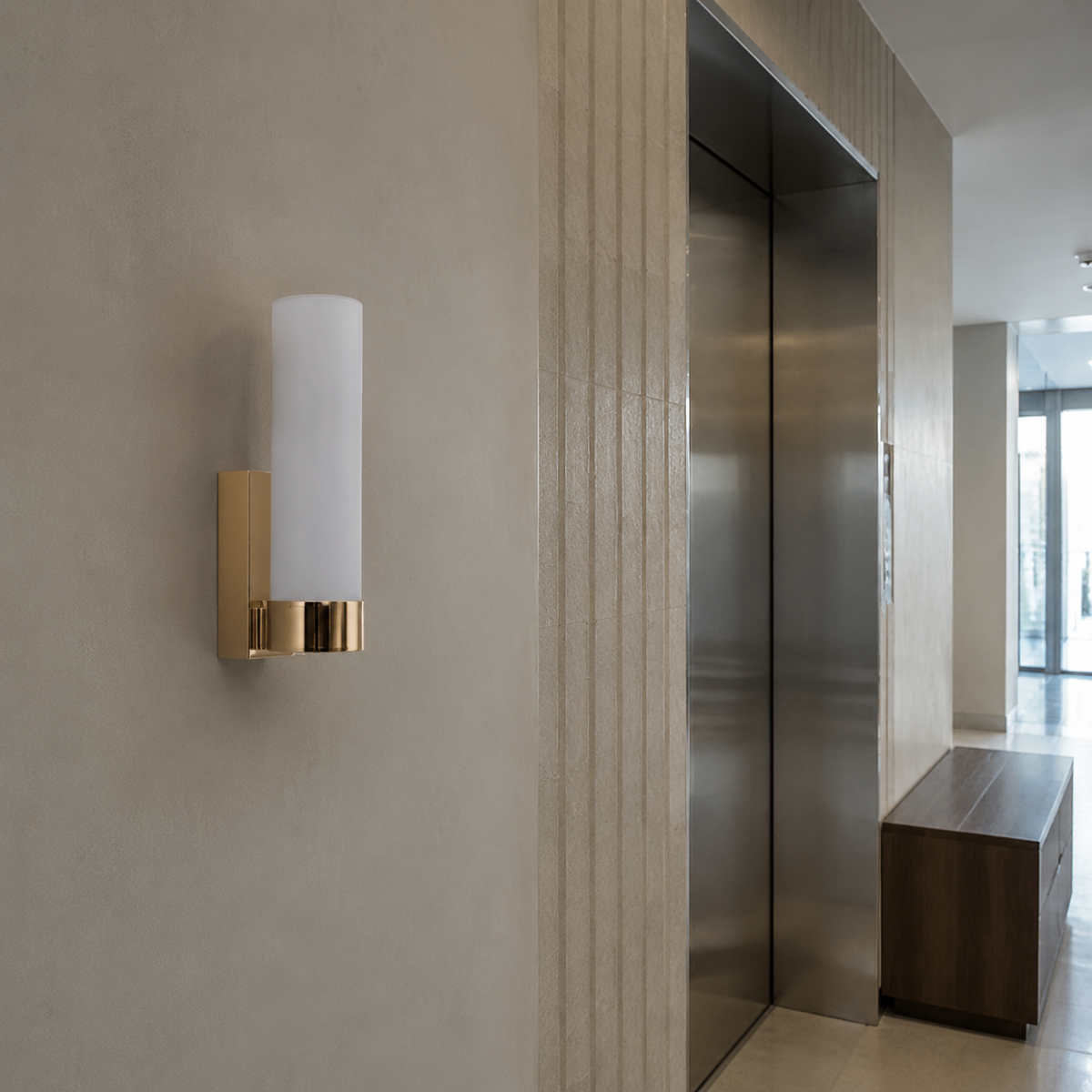 Luxe Goud Led Wandlamp