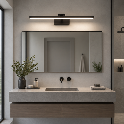 Minimalist One Frame Shape Wall Light Fixture
