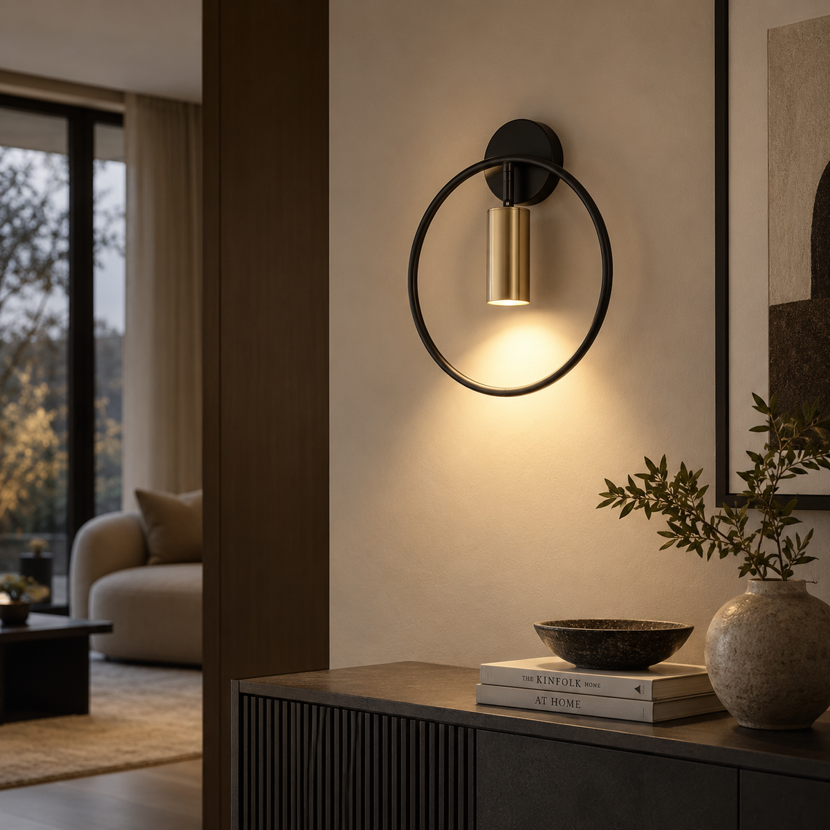 Lampe murale réglable