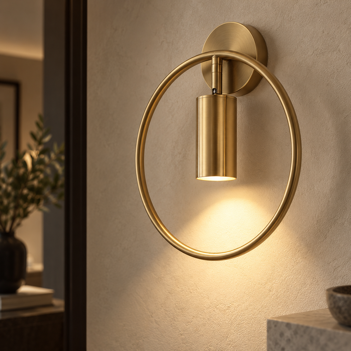 Lampe murale réglable