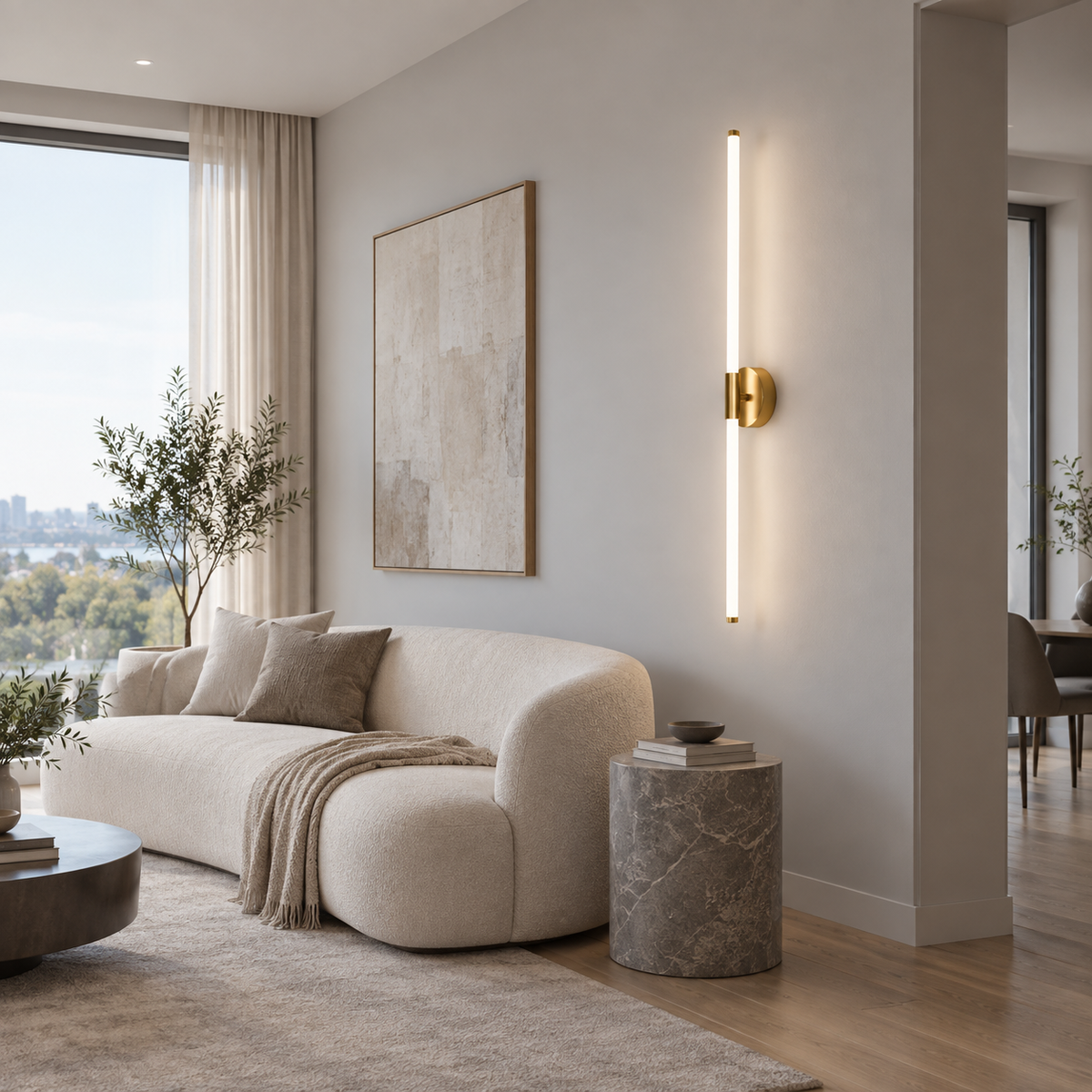 Pipe Shape Wall Lamp