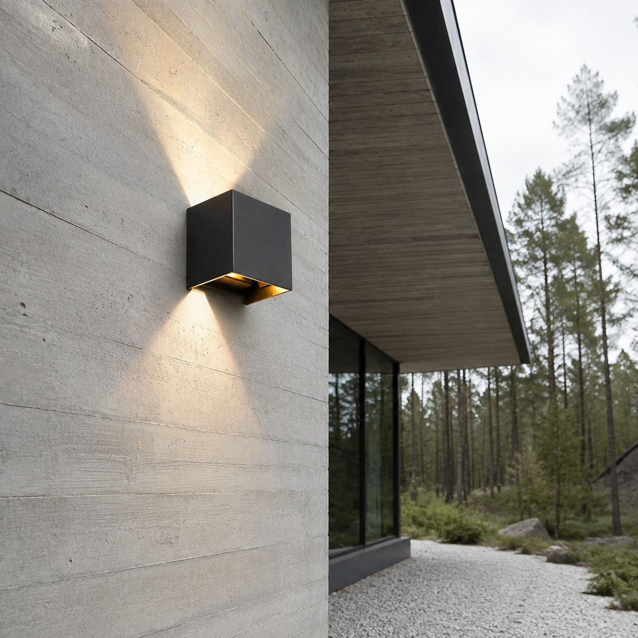 Home Minimalistische Wandleuchte für draußen