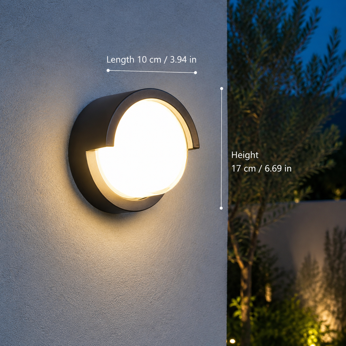 Luxely rörelsesensor-trädgårdslampa