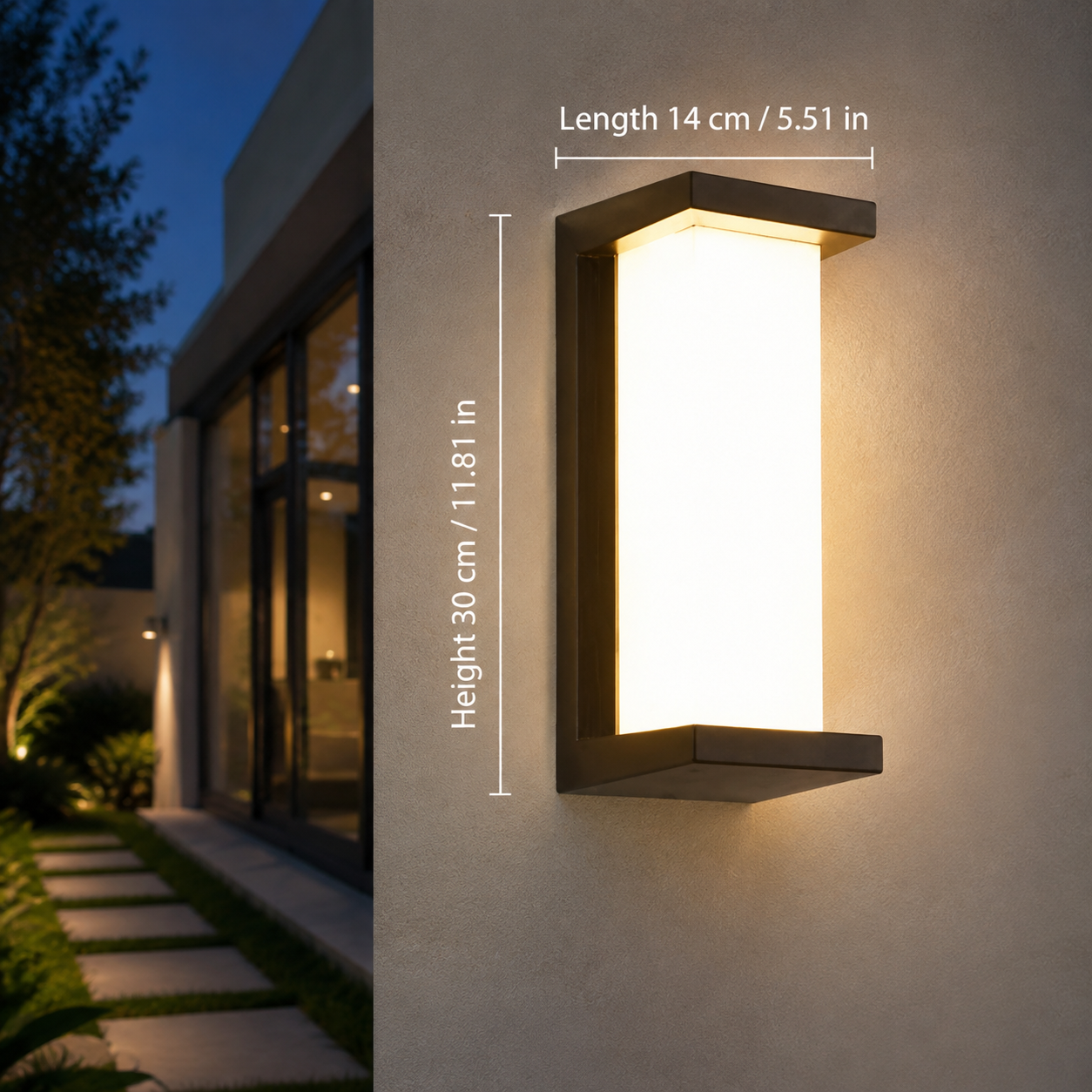 Luxely rörelsesensor-trädgårdslampa