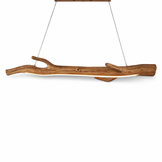 Resin branches pendant light for dining room on a white background