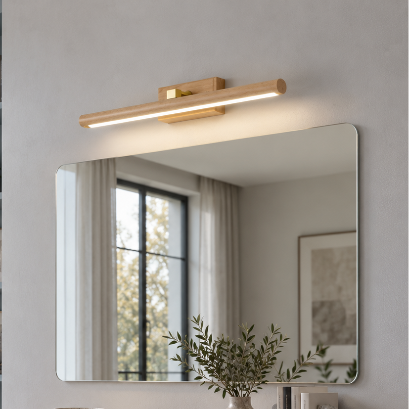 Scandinavian mirror wall lamp
