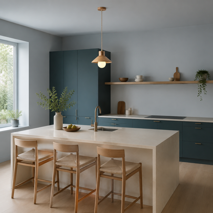 LUXELY nordic wood pendant light for kitchen island