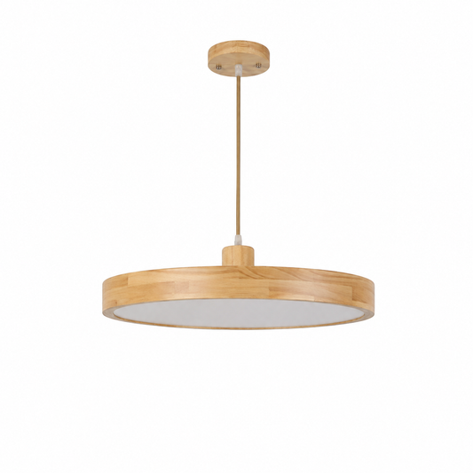 LUXELY modern japanese wood pendant lamp for living room