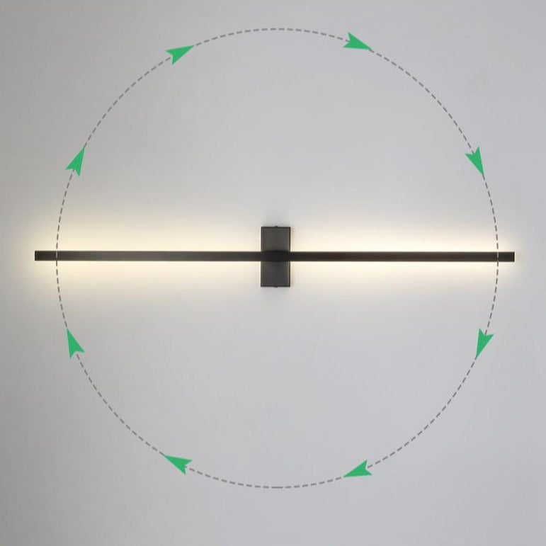 Minimalistische Stabform Verstellbare Wandleuchte Sconce