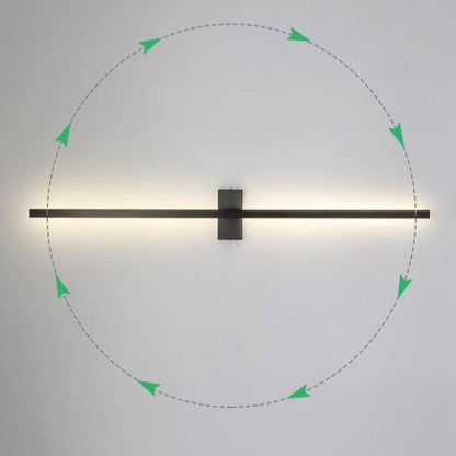 Minimalistische Staafvorm Verstelbare Wandlamp Sconce