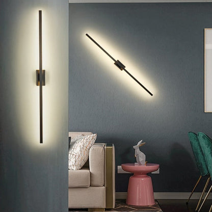 Minimalist Rod Shape Adjustable Wall Light Sconce