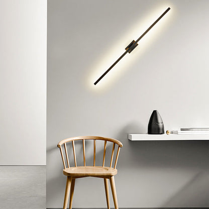 Minimalistische Stabform Verstellbare Wandleuchte Sconce