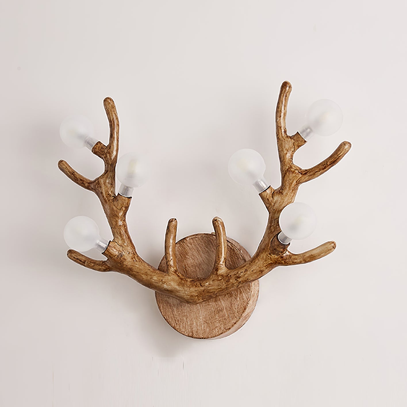 Antler vägglampa