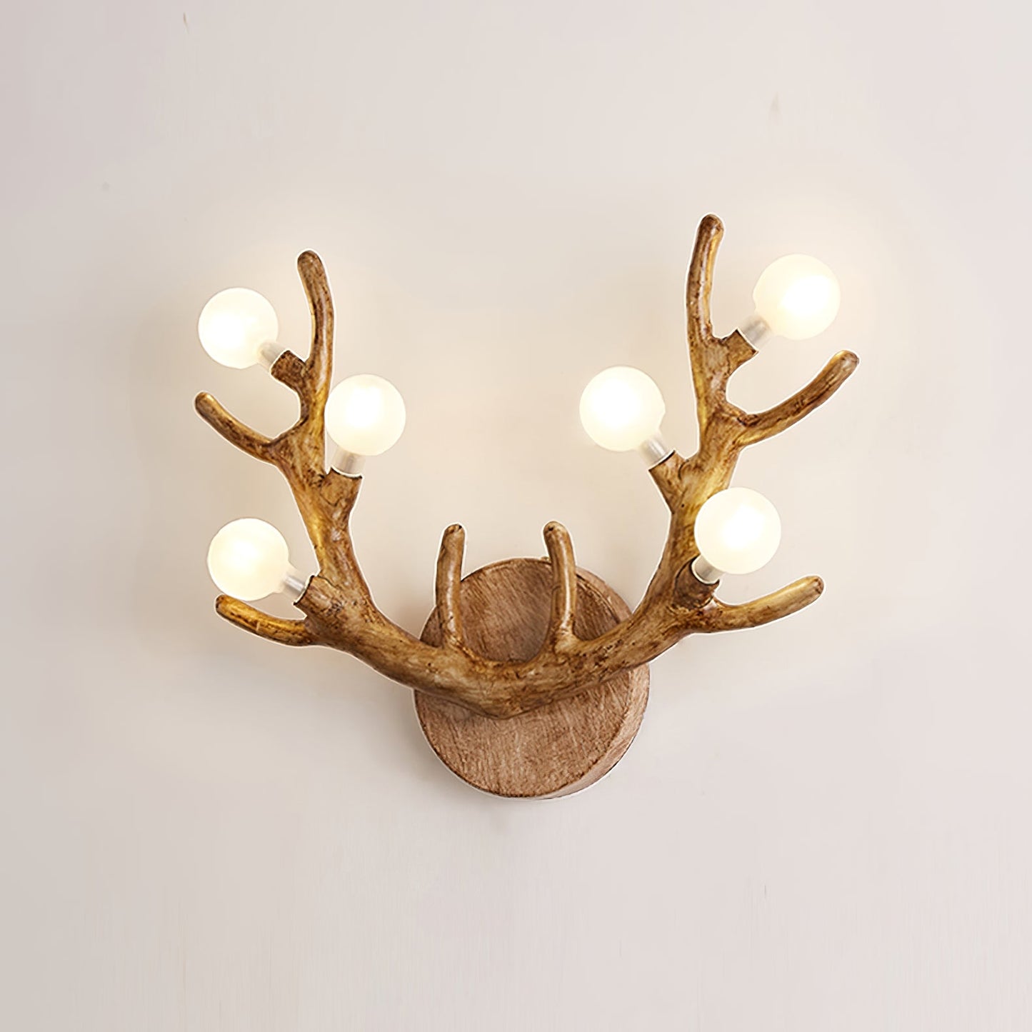 Antler vägglampa