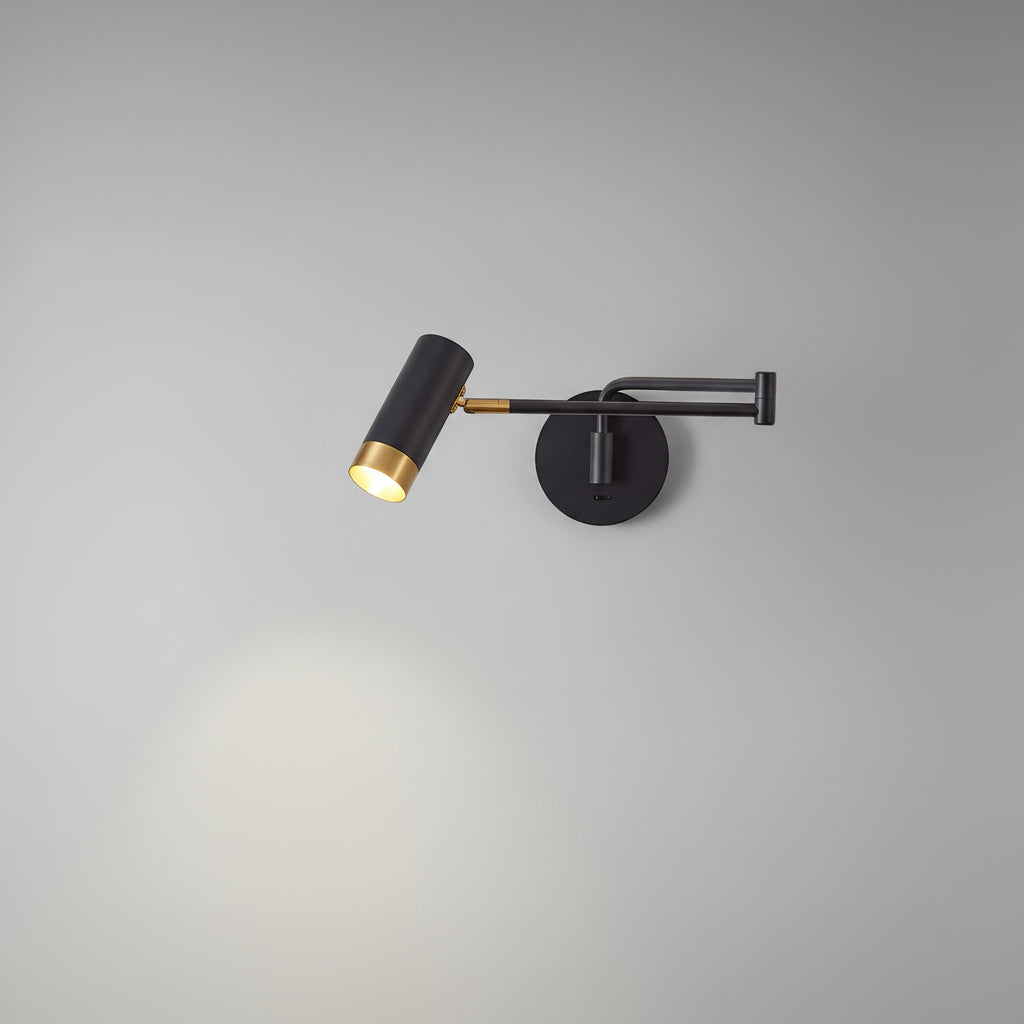 Lampe murale réglable à bras