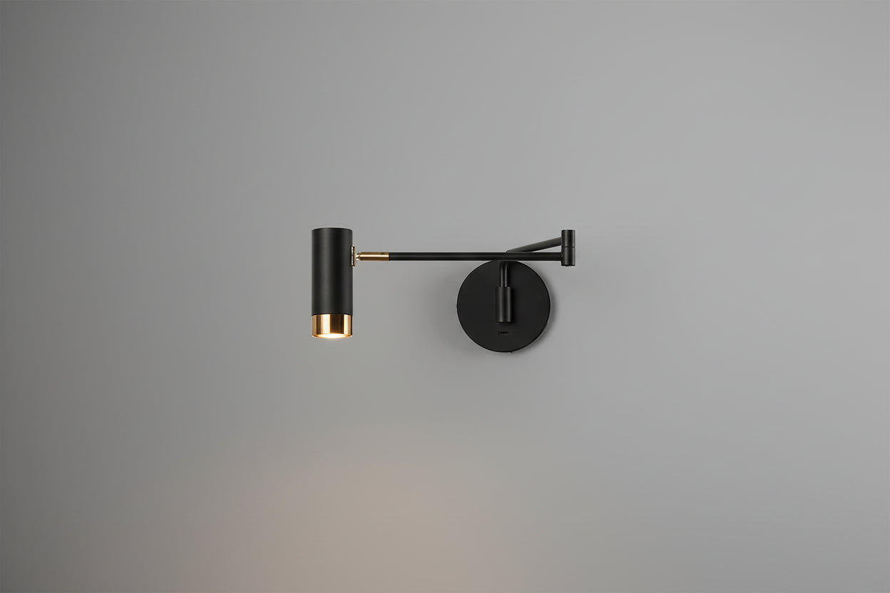 Lampe murale réglable à bras