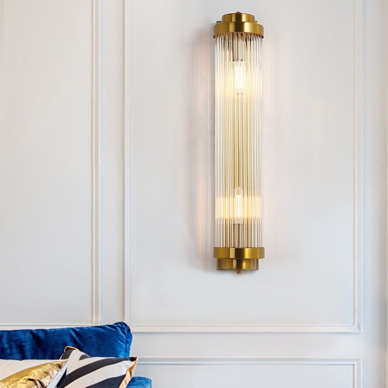 Modern Crystal Gold Wall Lamp