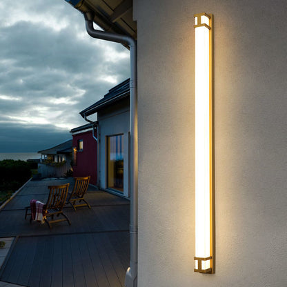 Gold Villa LED Outdoor Wall Light